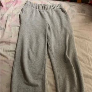 brandy melville rosa sweatpants grey
